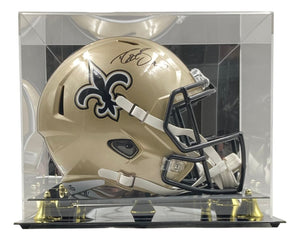 Drew Brees Signed New Orleans Saints Full Size Speed Replica Helmet BAS w/ Case