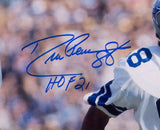 Drew Pearson Signed Framed Dallas Cowboys 16x20 Photo HOF 21 Inscribed JSA ITP - Sports Integrity