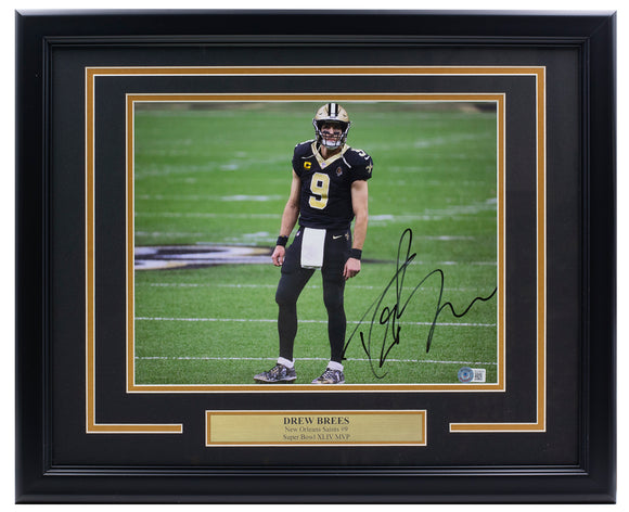 Drew Brees Signed Framed 16x20 New Orleans Saints Record Breaking Phot –  Sports Integrity