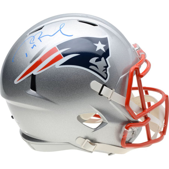 Tom Brady Signed New England Patriots Full Size Speed Replica Helmet