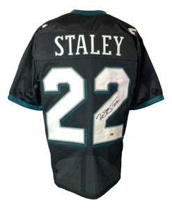 Duce Staley Philadelphia Signed Black Football Jersey Sports Integrity