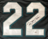 Duce Staley Philadelphia Signed Black Football Jersey Sports Integrity