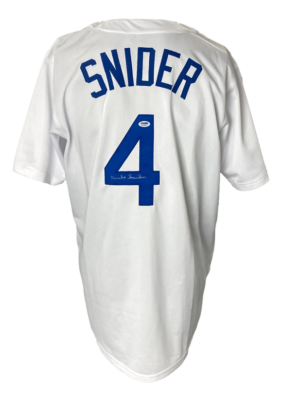 Duke Snider Signed Custom White Pro-Style Baseball Jersey PSA – Sports  Integrity