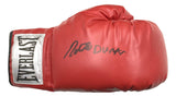 Roberto Duran Signed Red Everlast Right Hand Boxing Glove w/ Deluxe Case JSA ITP - Sports Integrity