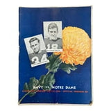 Notre Dame vs Navy October 31 1942 Official Game Program