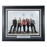 Joe Elliott Phil Collen Signed Framed 16x20 Def Leppard Photo JSA ITP