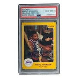 Magic Johnson Signed LA Lakers 1986 Star #4 Trading Card PSA/DNA Gem MT 10 - Sports Integrity