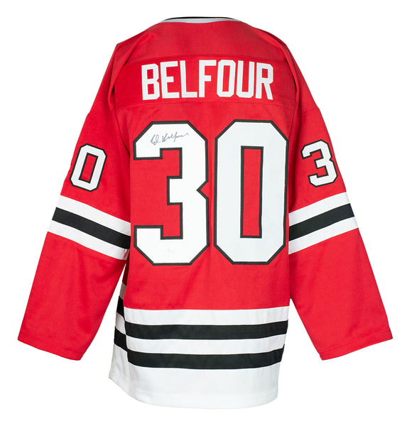 Ed belfour signed hot sale jersey