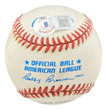 Eddie Mathews Braves Signed Official American League Baseball BAS BH079991 - Sports Integrity