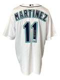 Edgar Martinez Signed Seattle Mariners Nike Replica Baseball Jersey BAS