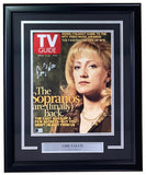 Edie Falco Signed Framed 11x14 The Sopranos Carmela Soprano Photo BAS