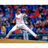 Aaron Nola Signed 16x20 Philadelphia Phillies Pitching Photo Fanatics