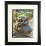 Baby Yoda The Mandalorian Framed 8x10 Snack Time Photo - Sports Integrity