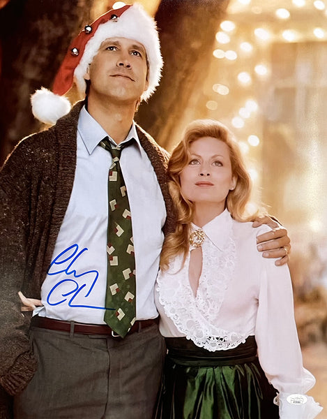 Chevy Chase Autographed “Christmas Vacation” (White #00) Santa