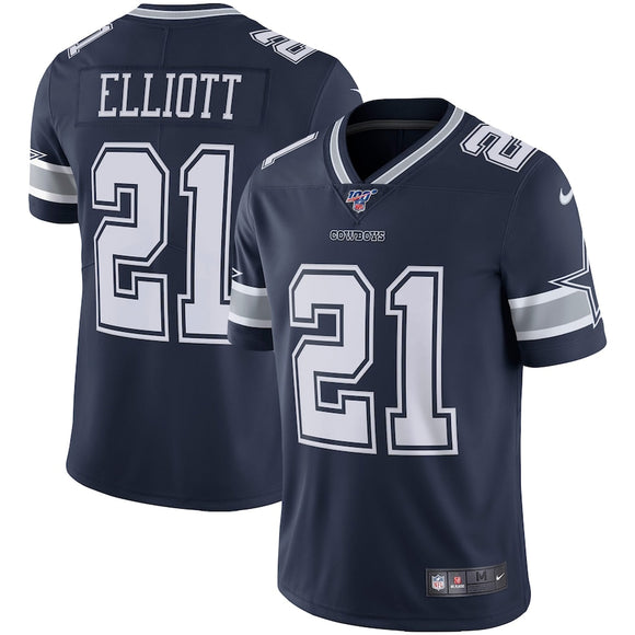 Ezekiel Elliott Dallas Cowboys Blue Nike Game Replica Football Jersey