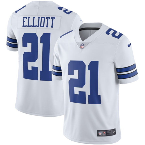 Ezekiel Elliott Dallas Cowboys White Nike Game Replica Football Jersey