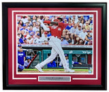 Elly De La Cruz Signed Framed 16x20 Cincinnati Reds Photo BAS ITP