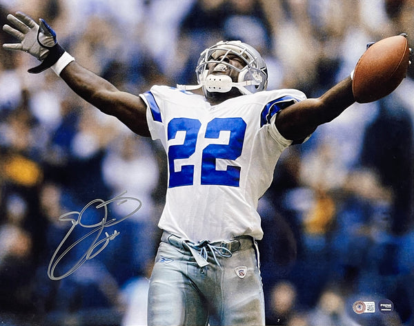 Emmitt Smith Signed Photo Dallas Cowboys Signed JSA Certified Autograph NFL