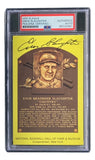 Enos Slaughter Signed In Black 4x6 St Louis Cardinals HOF Plaque Card PSA/DNA/DNA - Sports Integrity