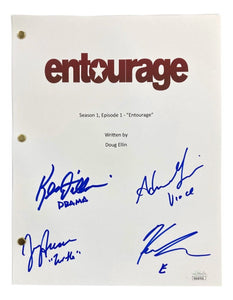 Entourage Cast Signed Entourage Pilot Episode Script Adrien Grenier & Others JSA - Sports Integrity