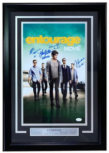 Entourage Cast Signed Framed 11x17 Entourage Movie Photo Grenier & Others JSA - Sports Integrity