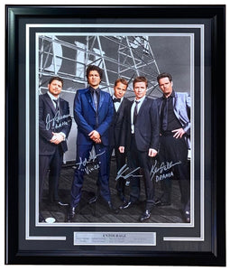 Entourage Cast Signed Framed 16x20 Entourage Suit Photo Grenier & Others JSA ITP - Sports Integrity