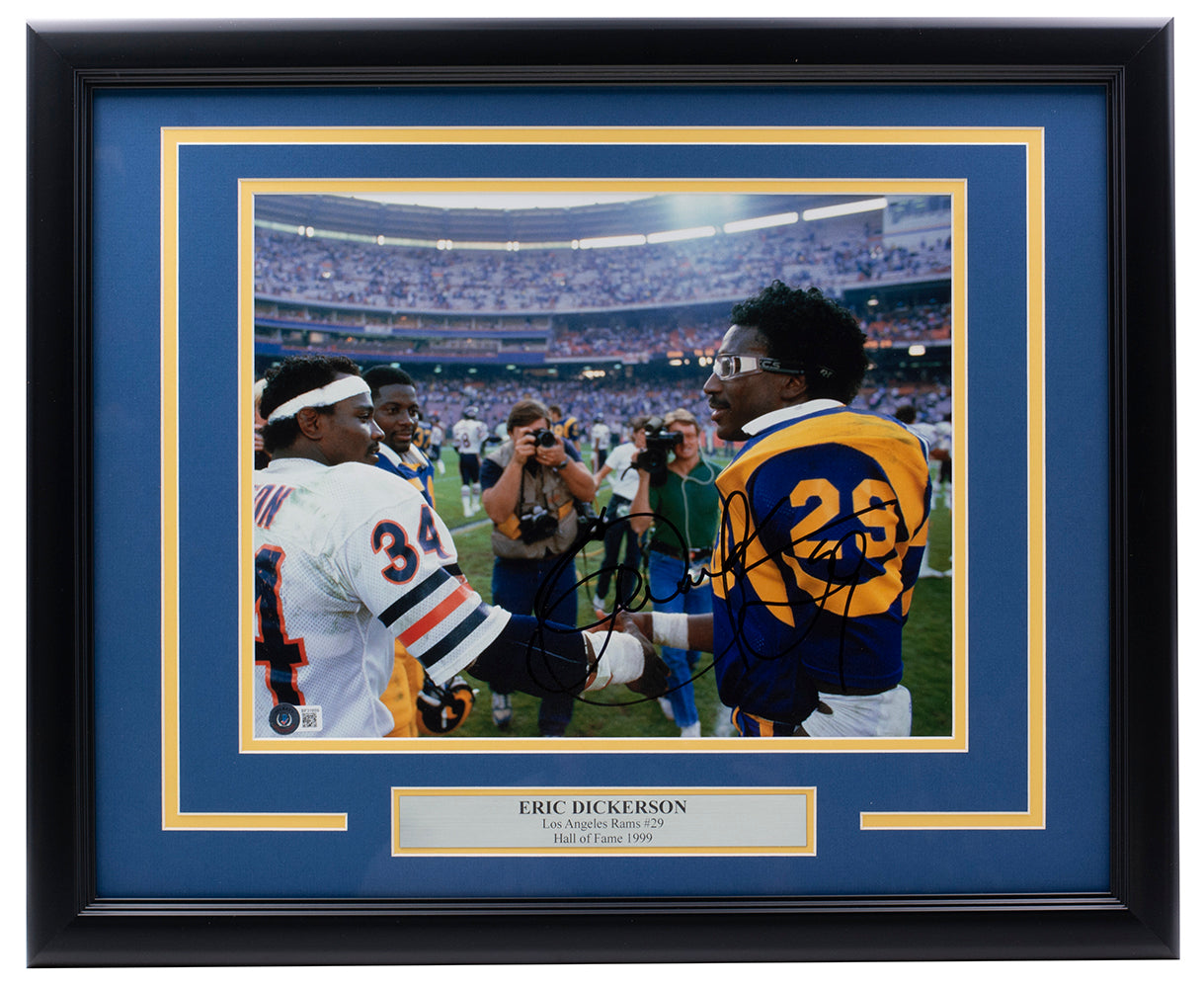 Eric Dickerson Autographed Throwback Rams Jersey