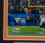 Evan McPherson Signed Framed Cincinnati Bengals 8x10 Winning Kick Photo Fanatics - Sports Integrity