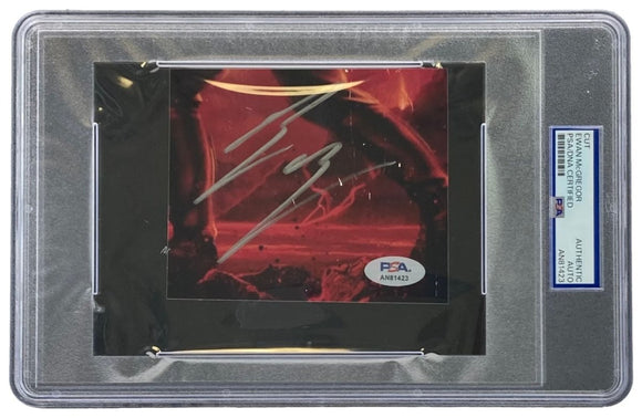 Ewan McGregor Signed Slabbed Star Wars Obi - Wan Kenobi Cut Signature PSA - Sports Integrity