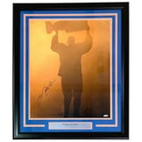 Mark Messier Signed Framed 16x20 Edmonton Oilers Stanley Cup Photo Steiner