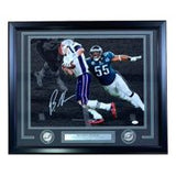 Brandon Graham Signed Framed 16x20 Eagles SB 52 Strip Sack Front Spot Photo JSA