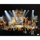 Joe Elliott Phil Collen Signed 16x20 Def Leppard Band Photo 2 JSA ITP - Sports Integrity