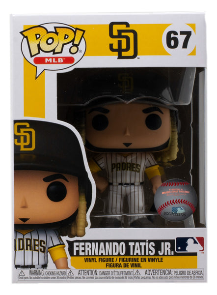 Fernando Tatis Jr. San Diego Padres Signed Autographed MLB FUNKO POP #67  Vinyl Figure PAAS COA