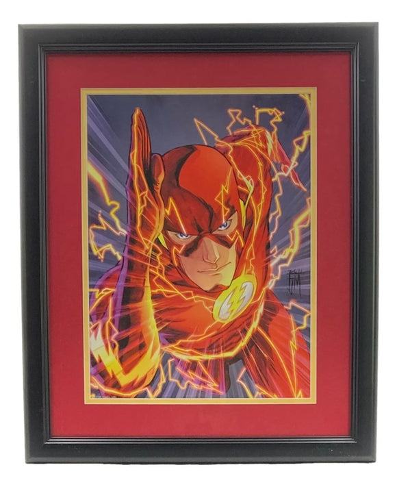 The Flash Framed 11x14 Action Lithograph - Sports Integrity