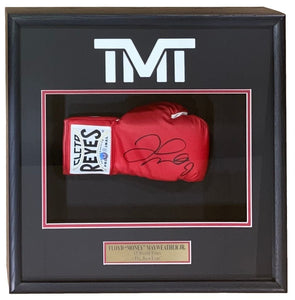 Floyd Mayweather Jr Signed Red Cleto Reyes RH Boxing Glove Shadowbox BAS ITP - Sports Integrity