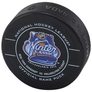 Philadelphia Flyers 2012 Winter Classic Official Game Puck - Sports Integrity