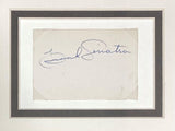 Frank Sinatra Signed Framed 3x5 Index Card w/ The Voice Vinyl Record JSA LOA - Sports Integrity