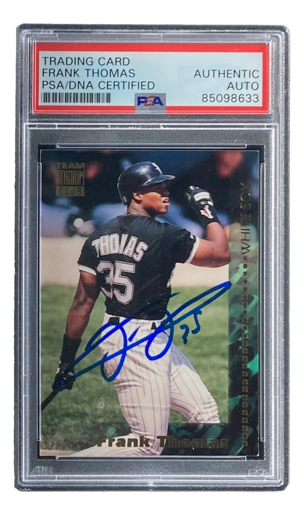 Lot Detail - 1994 Frank Thomas Game Worn & Signed White Sox Road Jersey  (MVP Season)(PSA/DNA)