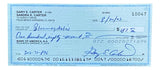 Gary Carter Montreal Expos Signed Bank Check #10047 BAS - Sports Integrity