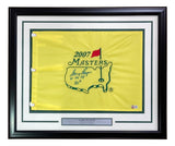 Gary Player Signed Framed 2007 Masters Golf Flag 61 74 78 50th BAS BF33982 - Sports Integrity