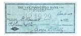 George Kelly New York Giants Signed December 12 1929 Bank Check BAS - Sports Integrity