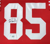 George Kittle San Francisco Signed Framed Red Football Jersey BAS - Sports Integrity