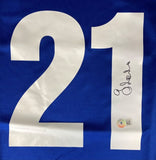 Gianfranco Zola Signed Italy Nike Soccer Jersey BAS