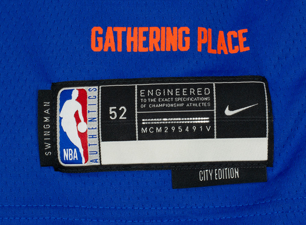 Giannis Antetokounmpo Milwaukee Bucks Fanatics Authentic Autographed Blue  City Edition Nike Swingman Jersey with 21 NBA Champs Inscription