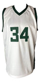 Giannis Antetokounmpo Milwaukee Signed White Basketball Jersey JSA - Sports Integrity