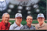 Golf Greats Signed Framed 14x24 Poster Arnold Palmer & More BAS BH78996 - Sports Integrity