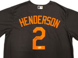 Gunnar Henderson Signed Baltimore Orioles Black Nike Replica Jersey BAS ITP - Sports Integrity