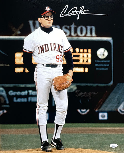 Charlie Sheen Signed Major League 16x20 Photo (MAB) Ricky Wild Thin –  Super Sports Center