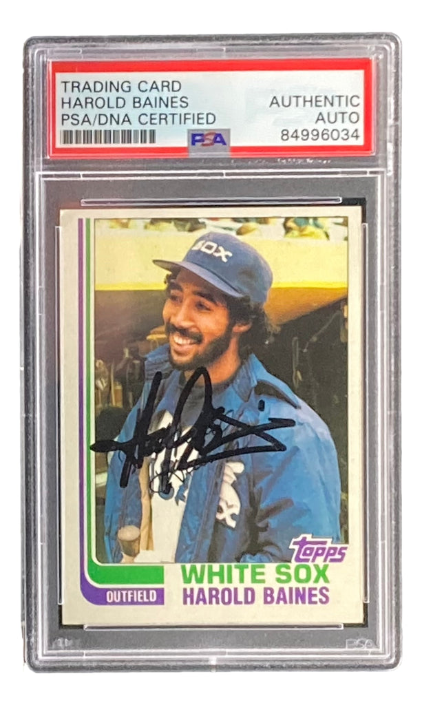 Harold Baines Chicago White Sox SIGNED 1988 Topps BECKETT CERTIFIED —  SidsGraphs