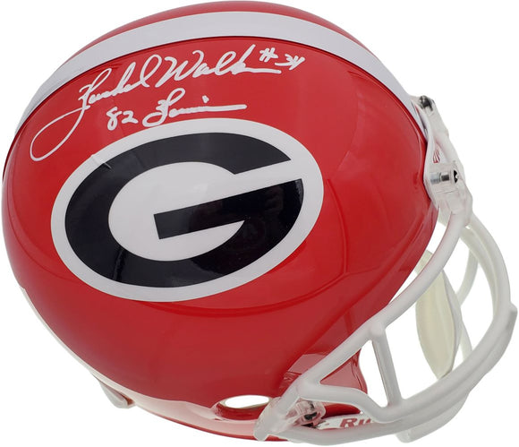 Herschel Walker Signed Georgia Bulldogs Full Size Replica Helmet 82 Heisman BAS